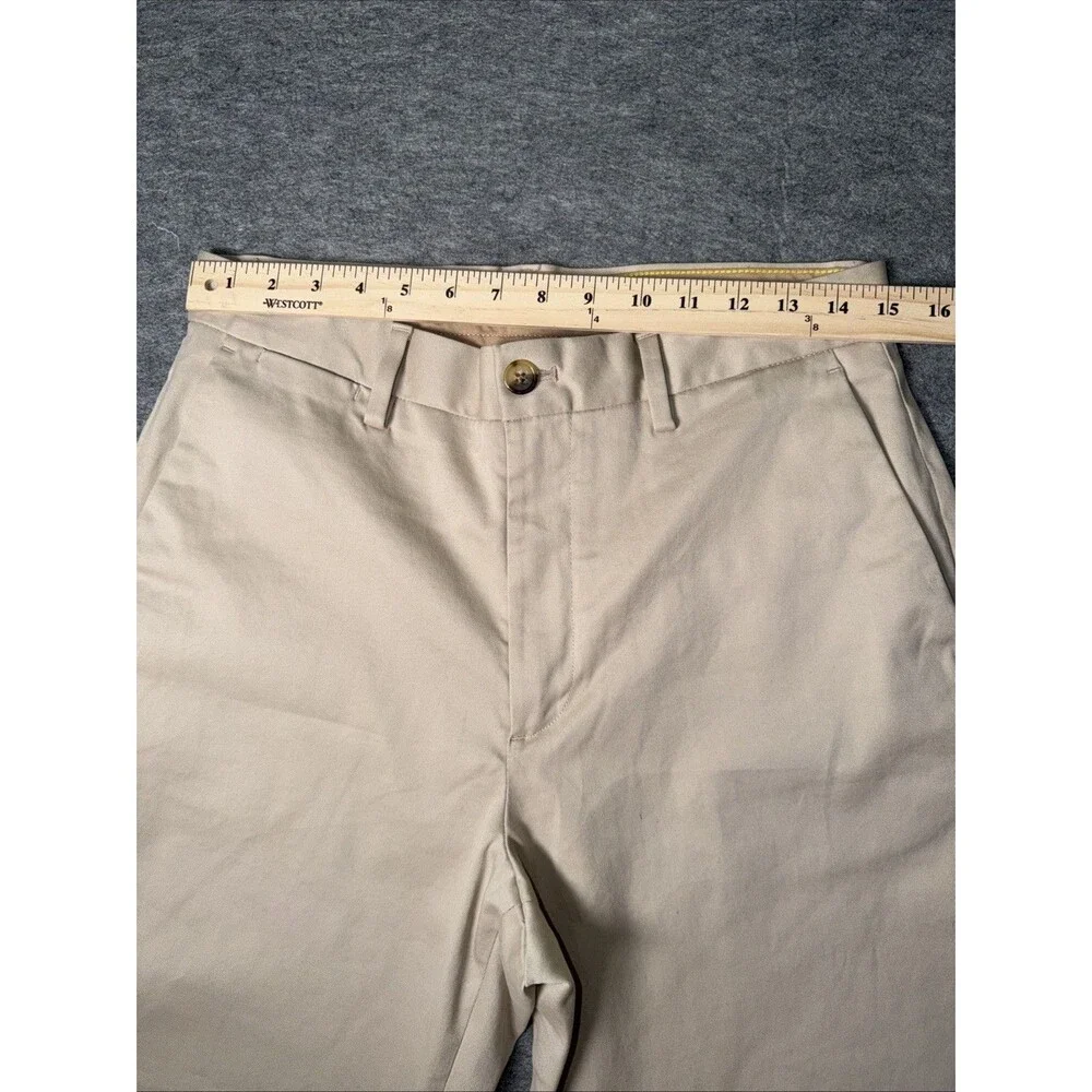 Banana Republic Dawson Chino Pants Khaki Beige Flat Front Mens Size 30x30